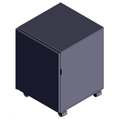MOBILETTO BL5000 PER STAMPANTI BROTHER HL-L5000D/L5100DN/L5200DW DCP-L5500DN MFC-L5700DN/L5750DW NERO IN METALLO CON RUOTE