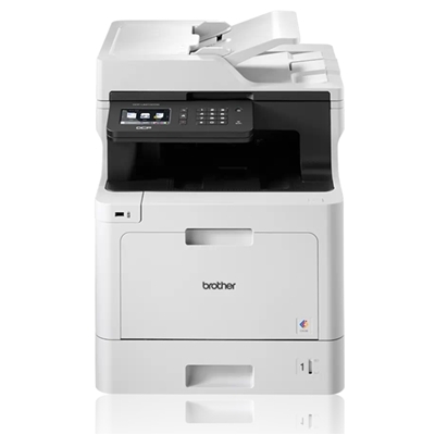 STAMPANTE BROTHER MFC LASER COLOR DCP-L8410CDW A4 3IN1 31PPM ADF 512MB LCD F/R USB LAN WIFI  FINO:31/12