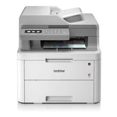 STAMPANTE BROTHER MFC LED COLORE DCP-L3550CDW 3IN1 18PPM 512MB 250FG F/R LCD USB LAN WIFI ADF (TONER DOTAZ.1K) FINO:31/12