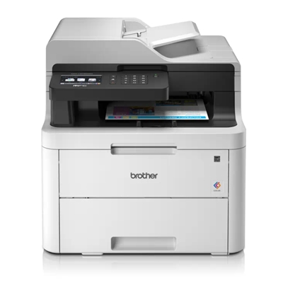 STAMPANTE BROTHER MFC LASER COLOR MFC-L3730CDN 4IN1 18PPM 512MB, STAMPA F/R, 250FG LCD USB LAN ADF TONER IN DOTAZ 1K FINO:31/12