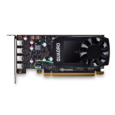 SVGA PNY VCQP620DVIV2-PB NVIDIA QUADRO P620DVI PASCAL LOW PROFILE 2GBDDR5 PCIE16X 3.0 2560X1600 4X MDP TO DVI