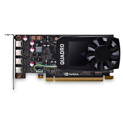 SVGA PNY VCQP1000DVIV2-PB NVIDIA QUADRO P1000DVI PASCAL LOW PROFILE 4GBDDR5 PCIE16X 3.0 2560X1600 4X MDP