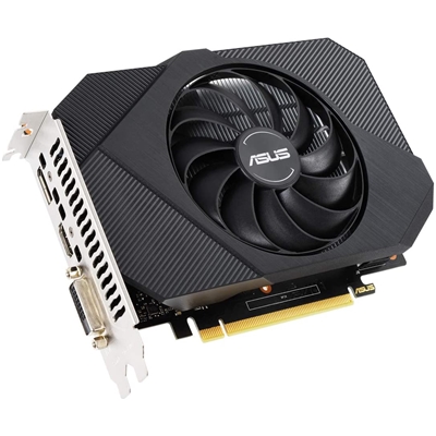 SVGA ASUS PH-GTX1650-4GD6-P NVIDIA 4GDDR6 128BIT 1620MHZ-BOOST PCIE3.0 HDMI DP DVI-D HDCP 7680X4320 2SLOT 90YV0EZ3-M0NA00