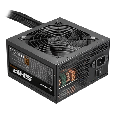 ALIMENTATORE ATX SHARKOON SHP600 BRONZE 80+ BRONZE RYZEN COMPAT LOW NOISE FAN FULL 600W