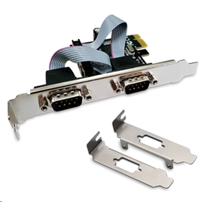 SCHEDA INTERFACCIA PCI-E COMBO LOW PROFILE >2P SERIALI ATLANTIS P007-CPEO2S - EAN: 8026974020433