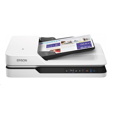 SCANNER EPSON WORKFORCE DS-1660W POWER PDF A4 25PPM ADF, STITCHING A3 USB 3.0 WIFI DIRECT B11B244401PP FINO:31/12