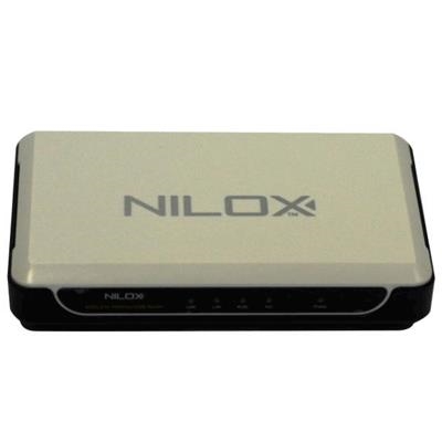 ROUTER ADSL2+ NILOX 1P LAN 10/100M 1P USB 16NX081812001 - GARANZIA 2 ANNI-