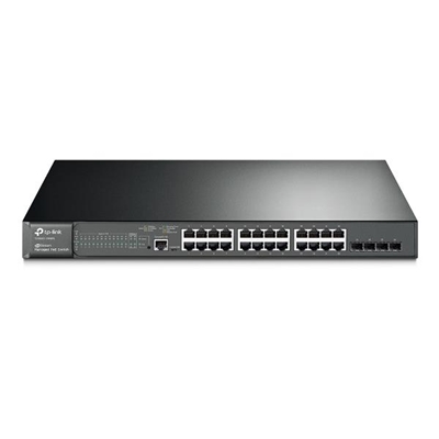 SWITCH 24P LAN GIGABIT TP-LINK TL-SG2428P (T1600G-28PS)POE+ SMART CON 4 COMBO SFP - GARANZIA A VITA