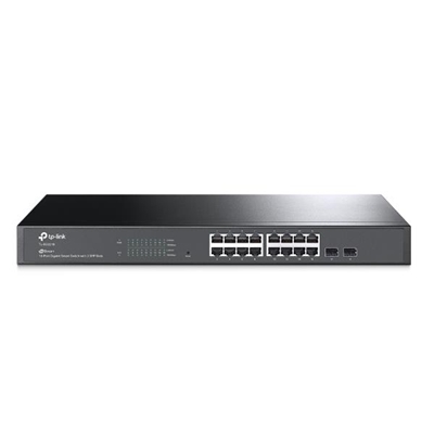 SWITCH 16P LAN GIGABIT TP-LINK TL-SG2218 SMART 16P GIGA RJ450+ 2P GIGABIT SFP SLOTS - GARANZIA A VITA