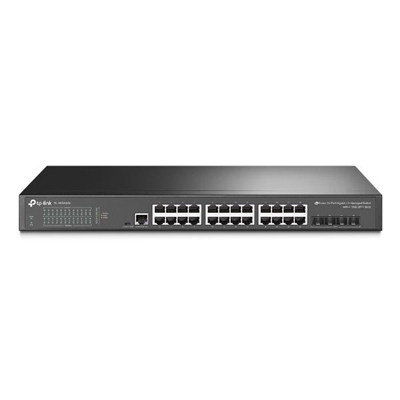 SWITCH 24P LAN GIGABIT TP-LINK TL-SG3428X JETSTREAM 24P GIGA L2+ 4P 10GBE SFP+ SLOTS - GARANZIA A VITA
