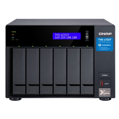 NAS QNAP TVS-672XT-I3-8G 6HD 3,5