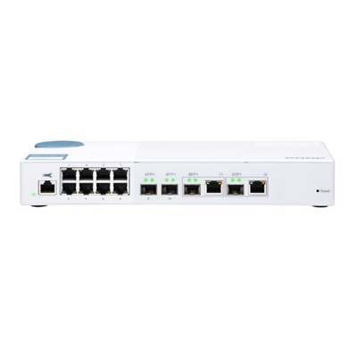 SWITCH QNAP QSW-M408-2C 8P 1GBPS-2P 10G SFP+/ NBASE-T COMBO-2P 10G SFP+