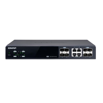 SWITCH QNAP QSW-M804-4C 4P 10GBE SFP+ 4P 10GBE SFP+/ NBASE-T COMBO - RACK