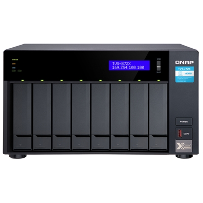 NAS QNAP TVS-872X-I5-8G 8HD 3,5