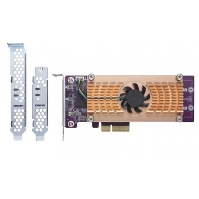 SCHEDA ESPANSIONE SSD QNAP QM2-2P-344DUAL M.2 PCIE (PCIE GEN3 X4 HOST INTERFACE)