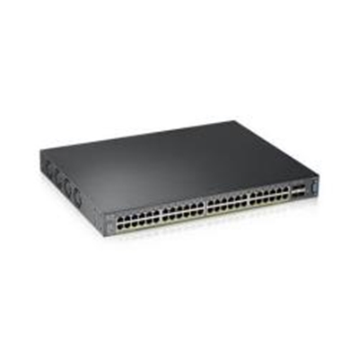 SWITCH 52P LAN GIGABIT ZYXEL  XGS2210-52HP-EU0101F 48P GIGABIT POE +4P 10 GIGABIT SFP+ SUPP. IPV6 RACK - GAR.A VITA
