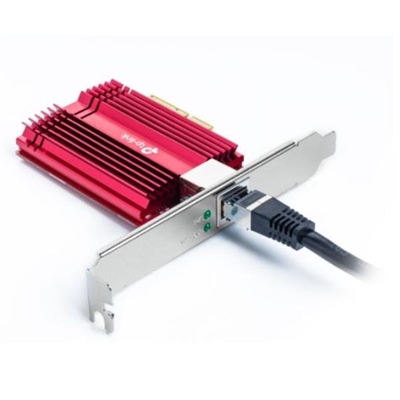 ADATTATORE DI RETE TPLINK TX401 10 GIGABIT PCI EXPRESS, PCIE 3.0 Ã— 4, INCL. CAVOCAT6A, SUPP.STANDARD DI RETE 10/5/2.5/1 GBPS