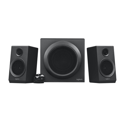 CASSE LOGITECH RETAIL Z333 40W RMS 2X8W-SATELLITI + 1X24W-SUBWOOFER 2.1 SPEAKER CON TELECOMANDO A CAVO P/N 980-001202