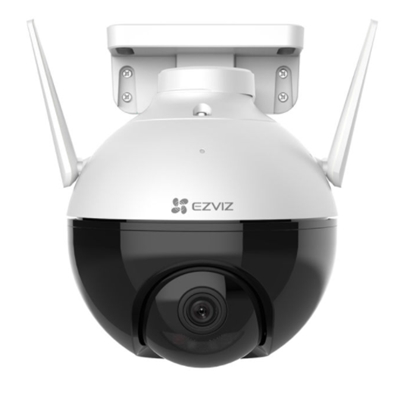 VIDEOCAMERA  WIRELESS EZVIZ C8C  FULL HD 1920X1080 -VIS.NOTTURNA A COLORI-IA. DIFESA ATT.CON LUCI-ROT.ORIZZ.352Â°/VERT FINO:31/1