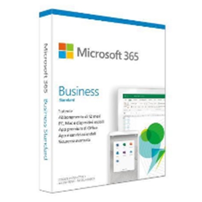 MICROSOFT (OFFICE) 365 BUSINESS STANDARD KLQ-00468 - SUBSCRIPTION 1 ANNO P6 - MEDIALESS WIN+MAC