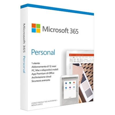 MICROSOFT (OFFICE) 365 PERSONAL QQ2-00996 - SUBSCRIPTION 1 ANNO P6 - MEDIALESS WIN/MAC