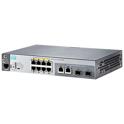 SWITCH HP J9774A 2530-8G-POE+ MANAGED 8XRJ45 AUTOS. 10/100/1000 POE+ PORTS 2XDUAL PERS. RJ45 10/100/1000 OR OPEN MINI FINO:31/12