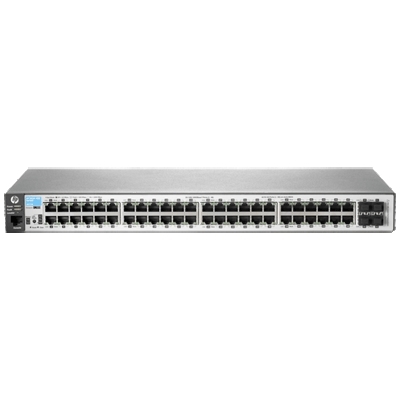 SWITCH HP J9775A 2530-48G MANAGED 48XRJ45 AUTOSENSING 10/100/1000 PORTS 4XSFP 1000 PORTS LIFETIME WARRANTY FINO:31/12