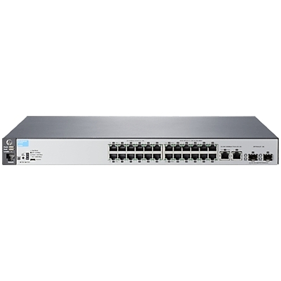 SWITCH HP J9782A 2530-24 MANAGED 24XRJ45 AUTOS. 10/100 PORTS 2XSFP 1000 PORTS 2XRJ45 AUTOS. 10/100/1000 PORTS LIFETIM FINO:31/12