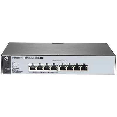 SWITCH HP J9982A 1820-8G-POE+ (65W) MANAGED 4 X RJ45 AUTOS. 10/100/1000 POE+ - 4 X RJ45 AUTOS. 10/100/1000 LIM. LIFET FINO:31/12