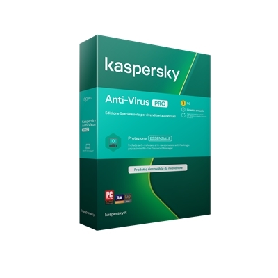 KASPERSKY BOX ANTIVIRUS PRO 2020 -- 3PC (KL1171T5CFS-20SLIMPRO) FINO:31/12