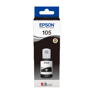 FLACONE EPSON 105 C13T00Q140 NERO 140ML PER ECOTANK ET-7700 ET-7750