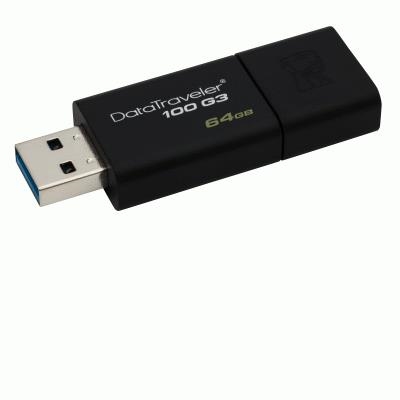 FLASH DRIVE USB3.0  64GB KINGSTON DT100G3/64GB 