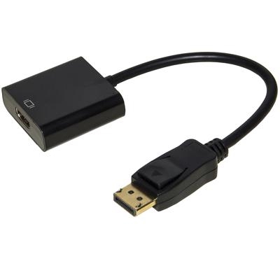 CAVO ADATTATORE DISPLAYPORT  MASCHIO - HDMI FEMMINA 14K X 2K 15CM LINK LKADAT20