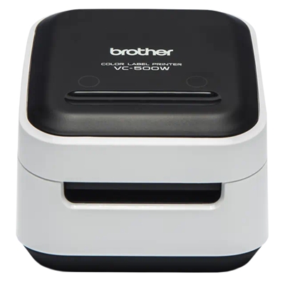 STAMPANTE X ETICHETTE BROTHER VC-500W TERMICA A COLORI USB WIFI AIRPRINT 313DPI FINO A 50MM. INCL CAVO, ADATT, ROTOLO FINO:31/12